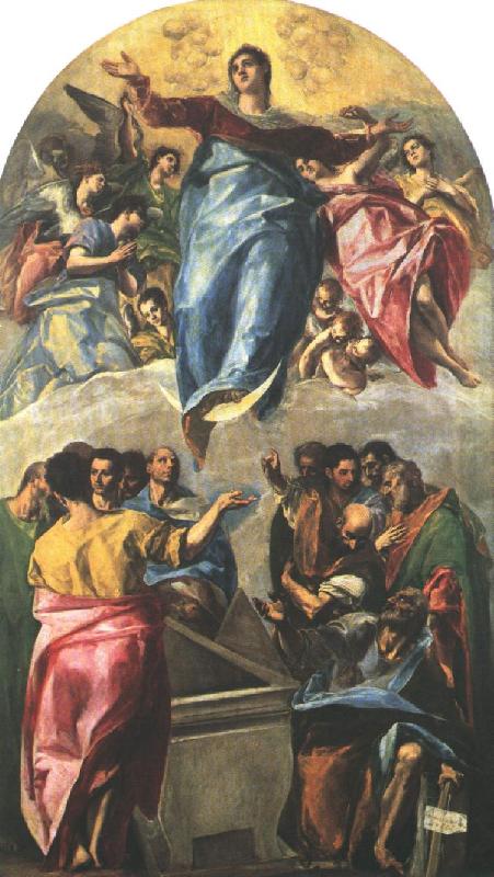 GRECO, El Assumption of the Virgin dfg